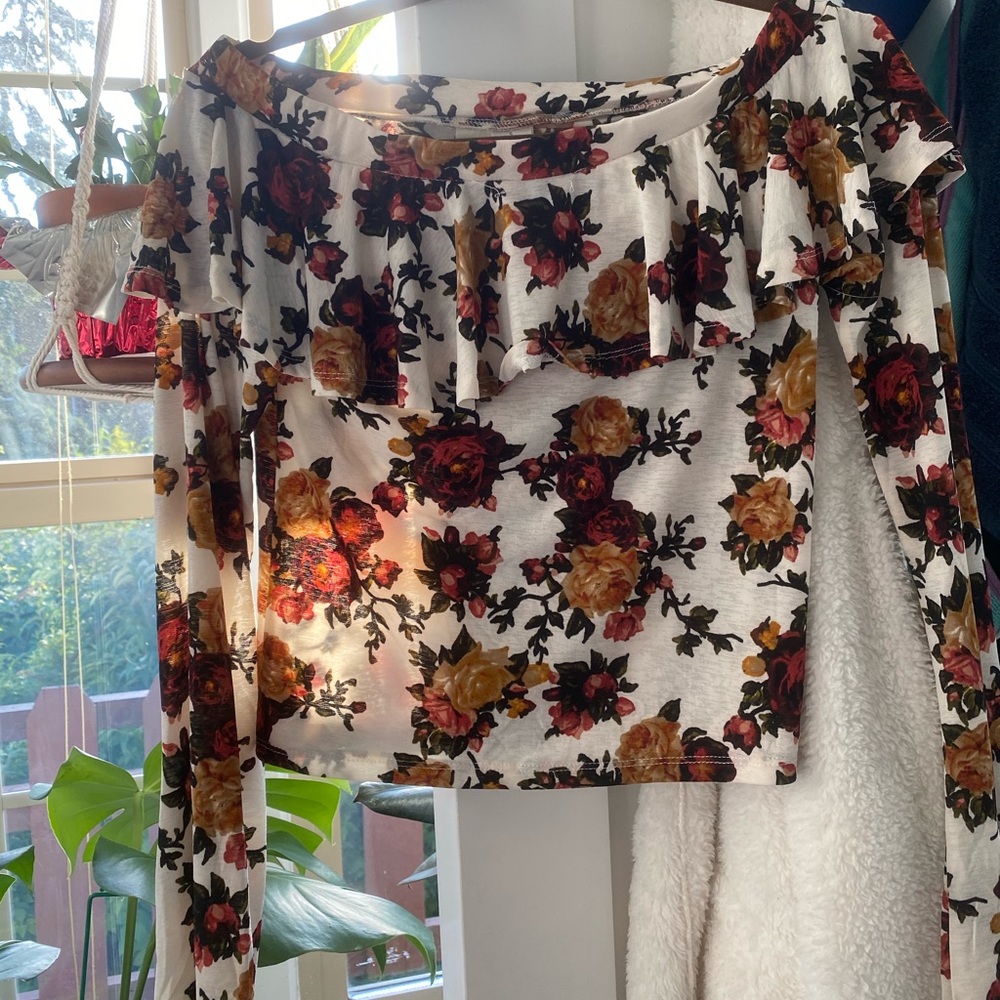 Floral Off the Shoulder Top